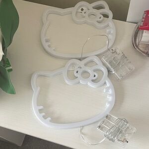 Two Hello Kitty wall lights